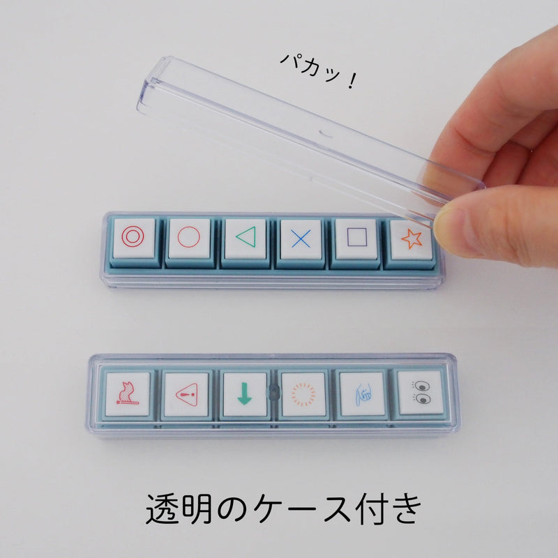 Pochitto Push Button Stamp by Kodomo no Kao Hobbies