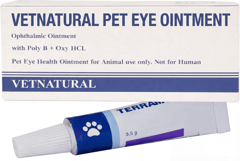 Pet Eye Health for Dogs, Cats, Cattle, Sheep, Horses Birds and Puppies, Kitten - 1 Tube, Sterile, 3.5g Tube, for Animal Use