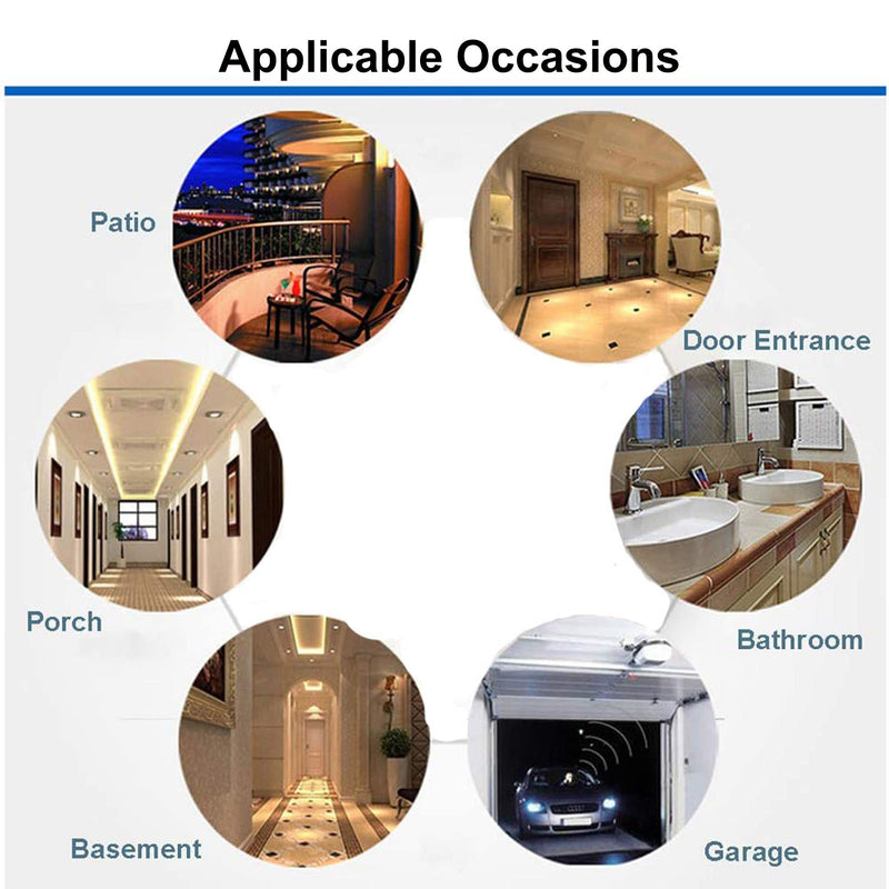 LPHUMEX 3pcs Motion Sensor Light Sockets, E26/E27 Screw in Motion Sensor Sockets for Existing Lights, Dusk and Dawn Auto Lights Motion Detector Indoor for Front Door Porch Garage Closet 3