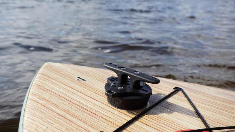 E-Sea Cleat- Heavy-Duty Suction Mounted Utility Cleat | Tie up kayaks, secure boat fenders, secure paddle boards, RV towel hanger, attatch accessories