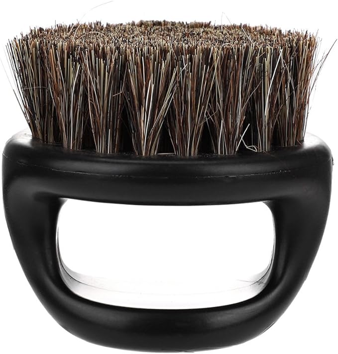 Pbzydu Beard Brush, Beard Brush for Men, Boar Fur Shaving Brush Beard Mustache Trimming Brush, Home Hairdressing Salon Shave Tool (#2) - NewNest Australia