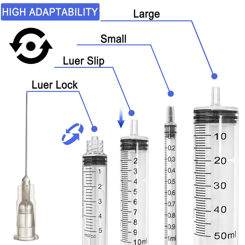 100PCS 27Ga 1 inch (25mm) Needle Lab Accessories, Refilling Inks,Individually Packaged 27G 1 inch