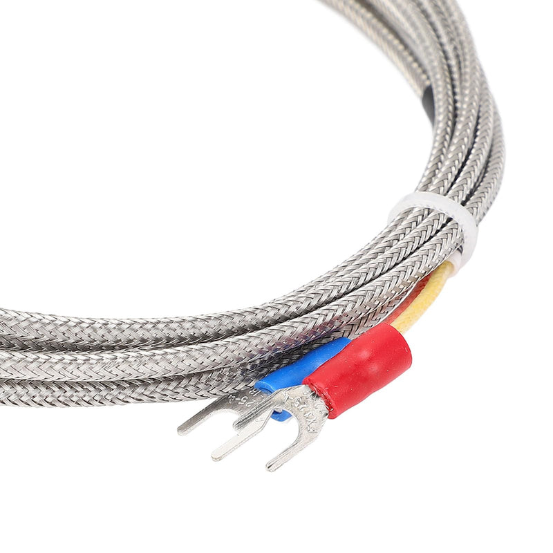 K Type Thermocouple Probe with 14mm Washer Stainless Steel Temperature Sensor for Automotive CHT Measurement -40~1000°C Cable Compatible with Engine Cylinder Head 3 meters