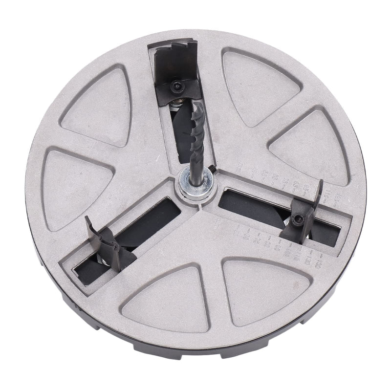 Adjustable Hole Saw, Adjustable Punching Saw Tool for Drilling Adjustable Round Hole Saw 45-130 mm/1.8in to 5.11in Dia Round Hole Opener Tool for Drilling Holes in Plastic Wood Drywall Pipes