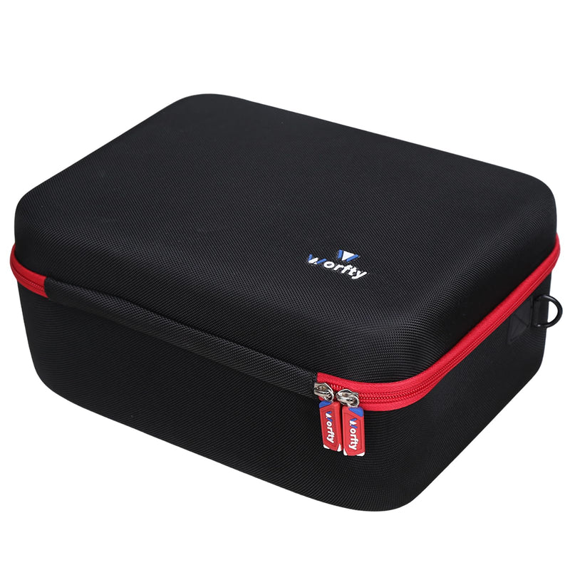Case for CRAFTSMAN CMCF940M1 / CMCF921B V20 RP Impact Wrench 1/2 Inch & Battery and Charger with Mesh Pocket - Hard Protective Travel Carrying Storage Organizer Bag (Black & Red) Black & Red
