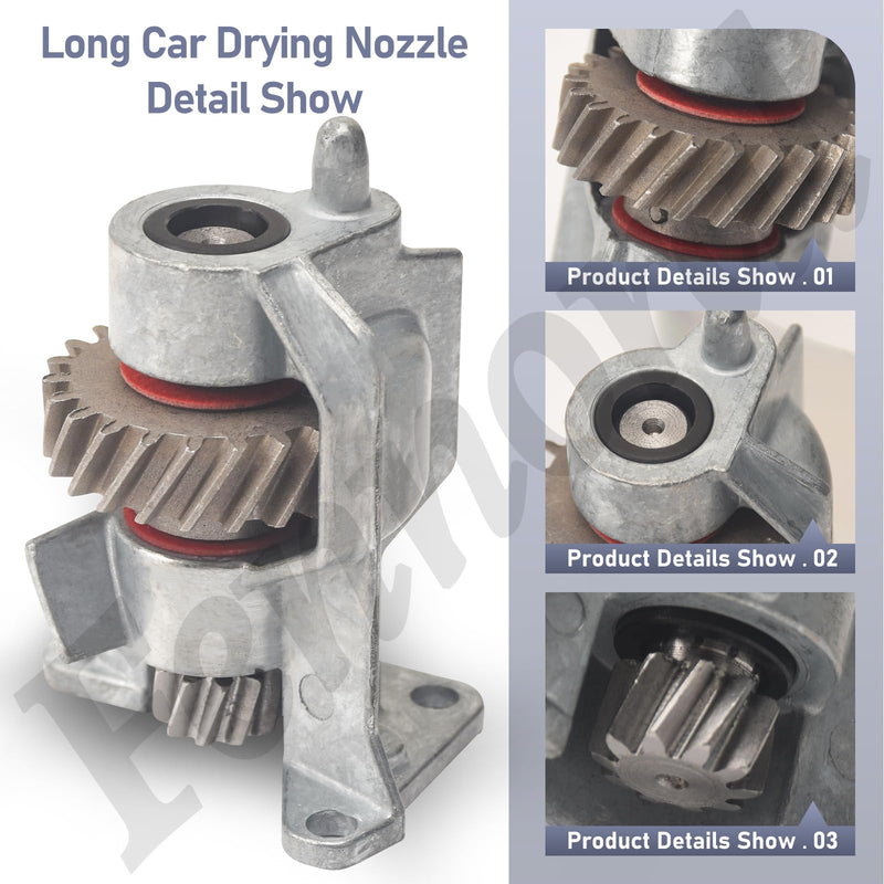 Upgrade Metal Gear WP240309-2 240309-2 Worm Drive Gear & Bracket Kit Compatible with KitchenAid EA734273 PS734273 AH734273 4162100 4162101 4169907 4169941 4170007 4176130 949544