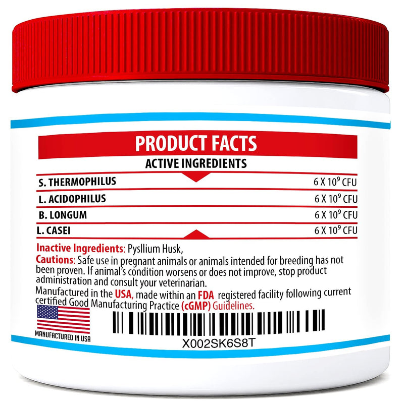 Azovast Plus Kidney Health Supplement for Dogs & Cats, Oral Powder (6 Oz) - (120 Doses/ Jar) NO Refrigeration Required - Help Support Kidney Function & Manage Renal Toxins (Made in U.S.A) - PawsPlanet Australia