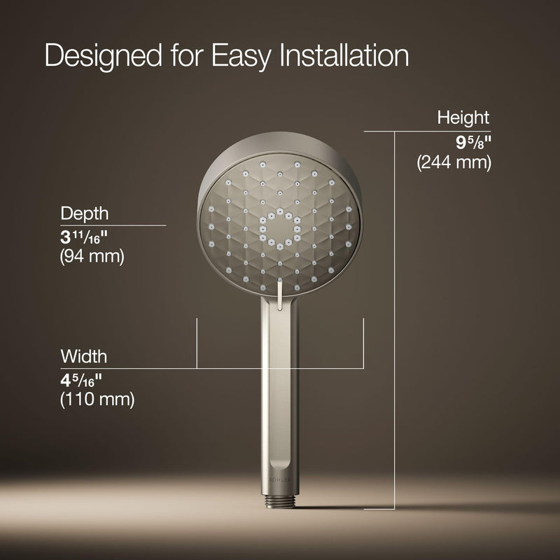 Kohler 72415-G-BN Awaken® G110 Three-function handshower, 1.75 gpm, Vibrant Brushed Nickel