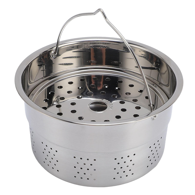 Steamer Basket, Steaming Pot for TM5 and TM6 Machines Food Processor Steaming Basket, Stainless Steel Kitchen Tool Strainer Steamer Insert Rack for Cooking