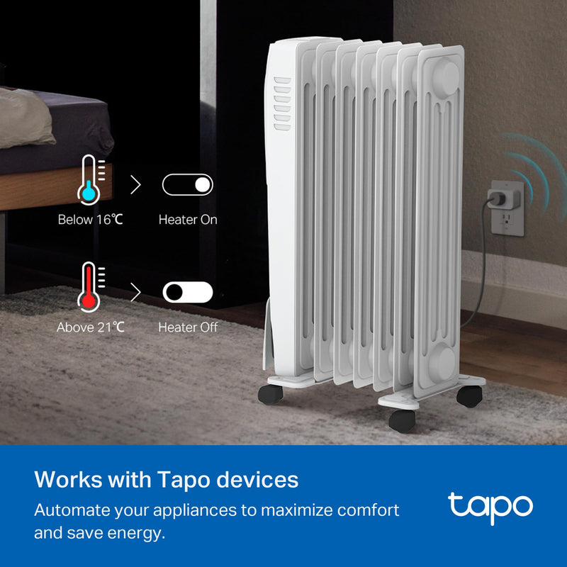 TP-Link Tapo Smart Temperature and Humidity Sensor T310, White, Requires Tapo Hub, High-Accuracy Swiss-Made Sensor, Real-Time Notifications, Free Data Storage, Long-Lasting Performance Temperature Sensor