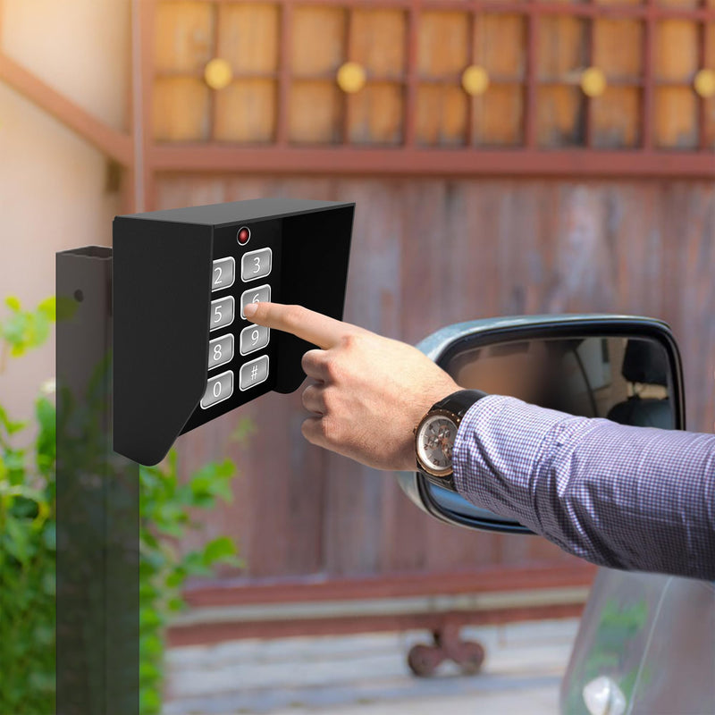 Waterproof Cover for Keypad Mounting Pedestal, Keypad Mounting Post Universal Keypad Protection Cover for Outdoor Automatic Gate Opener Systems