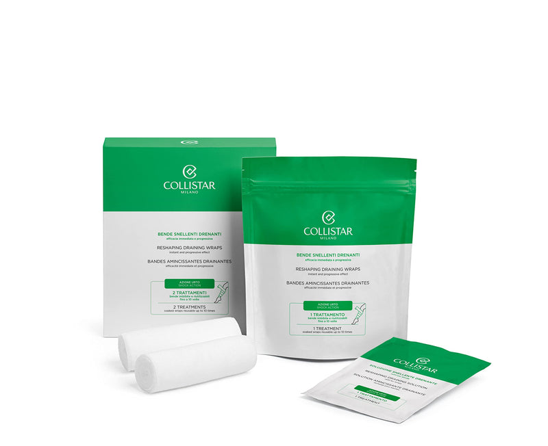 Collistar Reshaping Draining Wraps, Made in Italy [Italy import]
