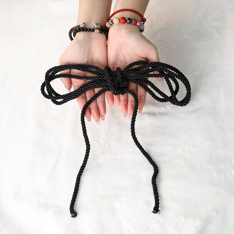 Shibari Japanese Rope Style Kit Bedroom Play for Beginners and Experienced Riggers, Silky Soft Rope, Perfect for Simple and Complex Knots, Great Kit for Gifting Lovers and Couples