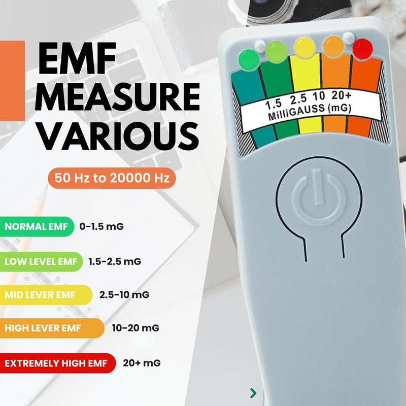 New Upgraded Blue Ghost Hunting Equipment EMF Meter Magnetic Field Detector Spirit Box Paranormal Equipment