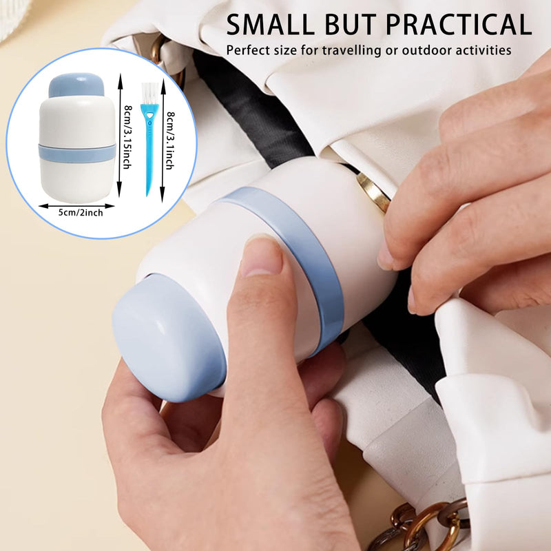 Pill Cutter 1/3 Pill Splitter for Small and Large Pills with Stainless Steel Blade for Cutting Pills in one Third or Half, Portable Pill Organizer, Ideal for Cutting Tablets, Vitamins Blue-3