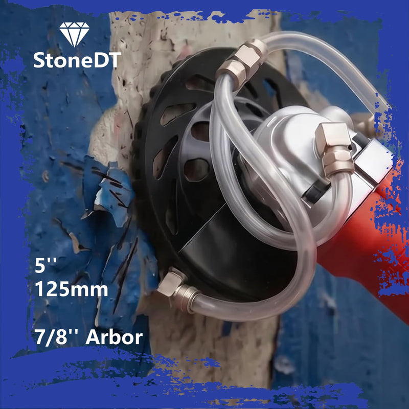 Diamond Grinding Wheel, 5 Inch Concrete Grinding Wheel for Concrete Surface, Epoxy, Paint Thin Coating Removal, Fit 7/8’’ Arbor for Angle Grinder, Dot Segments 30/40 Grit 30.0 Coarse 5''