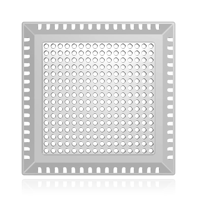 Drain Hair Catcher,Shower Drain Cover Hair Catcher Shower Drain Strainer for Bathroom Floor,Square Shower Hair Drain Catcher to Keep Away from Clogged Drain-No Rust! Gray 4 inch