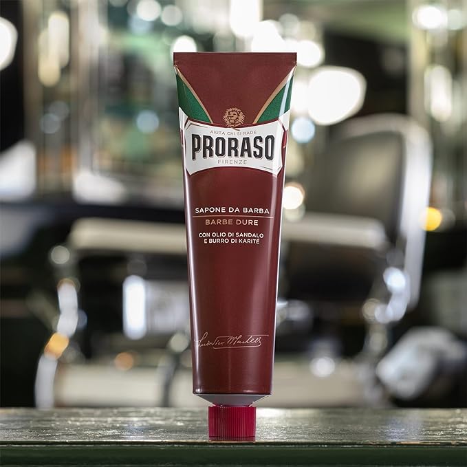 PRORASO PRORASO Shaving Cream Nourish Shaving Men's Shaving Foam Sensitive Skin Sandalwood Made in Italy 150ml 1 piece (x 1) - NewNest Australia