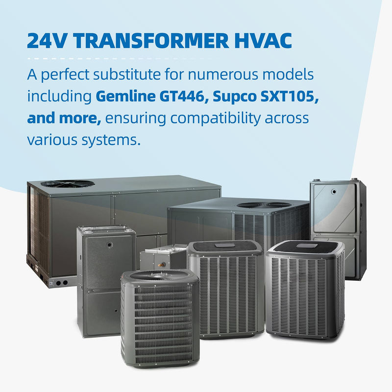 4011F-3 Trane Furnace Replacement 120V to 24V Transformer 40VA - Compatible with Furnaces/HVAC Equipment, 24 Volt Furnace Transformer, for HVAC Furnace Transformer 40VA