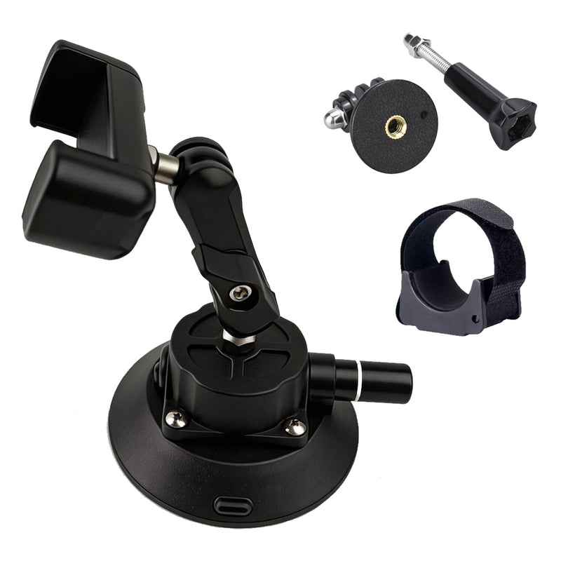4.5 Inch Suction Cup Boat Mount | Marine-Grade Holder for Camera, Smartphone & Action Camera, 360° Rotatable Ball Head,for Boats, Yachts