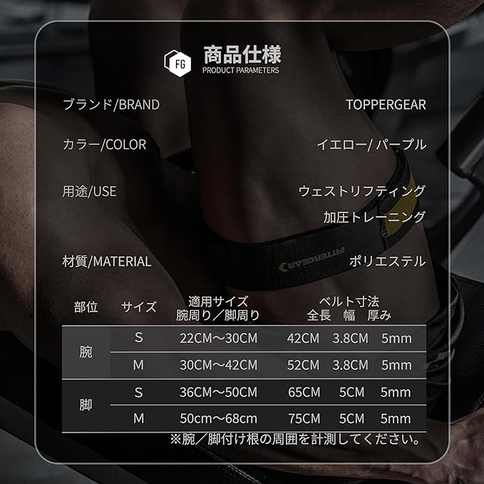 TOPPERGEAR Occlusion Training Band, Compression Band, Genuine Product - NewNest Australia