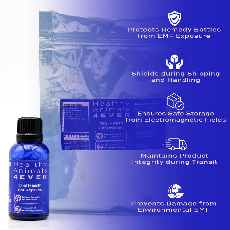 HealthyAnimals4Ever Reptile Oral Health - Natural Support for Mouth Rot, Enhanced Oral Hygiene & Long-Lasting Comfort - Gentle Homeopathic Formula - 300 Count - PawsPlanet Australia