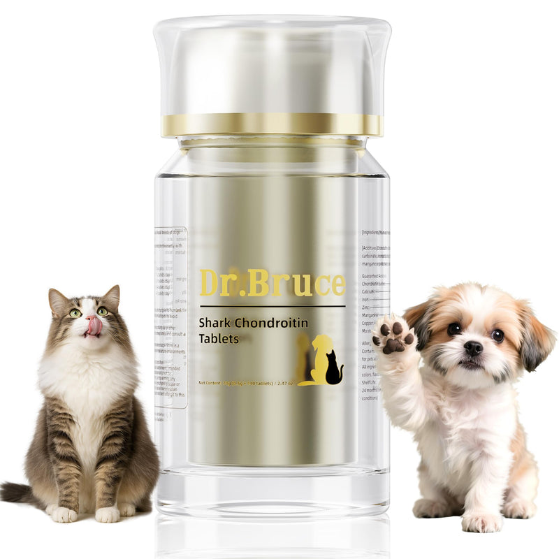 Dr.Bruce Dogs and Cats Hip & Joint Supplement, Chondroitin Sulfate & Calcium Carbonate，Joint Supplement for Cats for Large Breed & Senior Dogs，Relieve Arthritis in Dogs and Cats，140 Chewable Tablets | arthritis relief for dogs,joint supplements for dog...