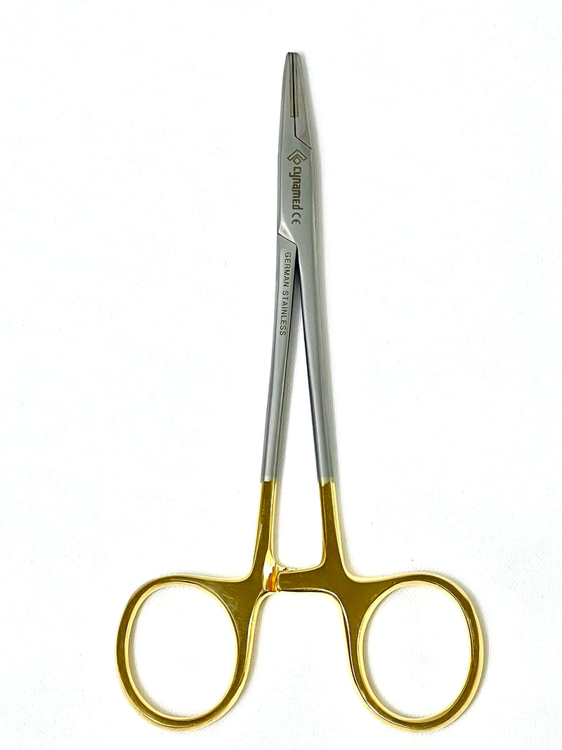 Premium German Mayo Hegar Needle Holder Driver |Needle Driver with Tungsten Carbide Inserts Tip |Dental Medical Ortho Needle Holder Locking| Sizes (Mayo hegar N/H 5") Mayo hegar N/H 5"