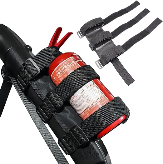 JeCar Fire Extinguisher Holder Adjustable Extinguisher Mount Strap for 1987-2020 Jeep Wrangler JK JL TJ CJ YJ & 2020 Jeep Gladiator JT, Black - NewNest Australia