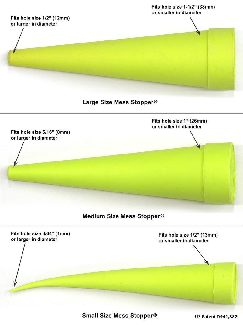 Universal Rubber Plugs and Caps for Hydraulic Oil Hoses and Fittings to Prevent Leaks, 2 Large, 2 Medium, 4 Small Size