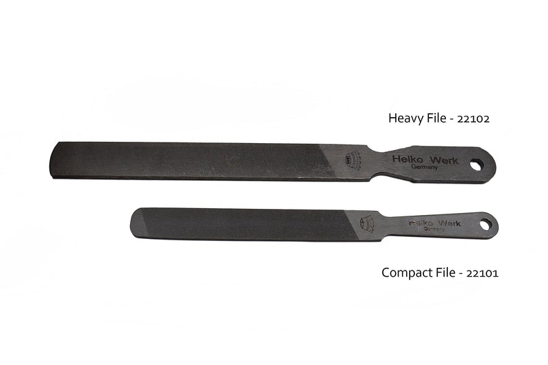 1844 Helko Werk Germany Dual Sided Axe Sharpening File - Axe Sharpener Metal File single-cut and cross-cut hand file (Heavy File) #22102 Heavy File #22102