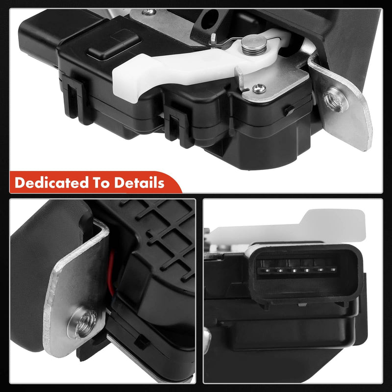 A-Premium Rear Trunk Latch Tailgate Door Lock Actuator Compatible with Kia Sorento 2016-2020 Sport Utility, 81230-C5000, 81230C5000 Trunk Lock, Fit Model Without Power Liftgate