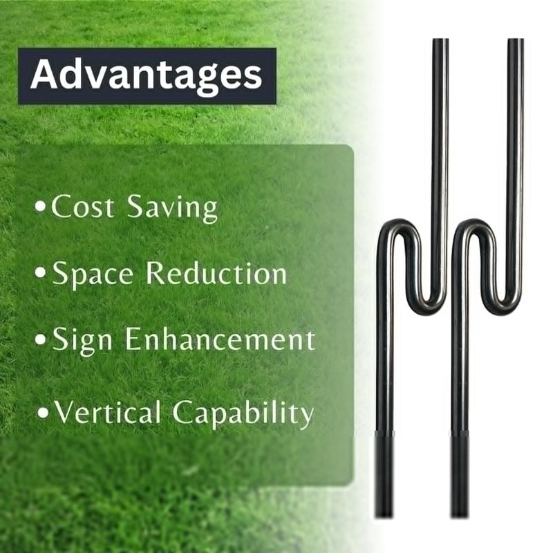 Western Steel & Wire Rider Pins Sign Stacking Pins for Corrugated Signs (Pack Of 25) Pack Of 25