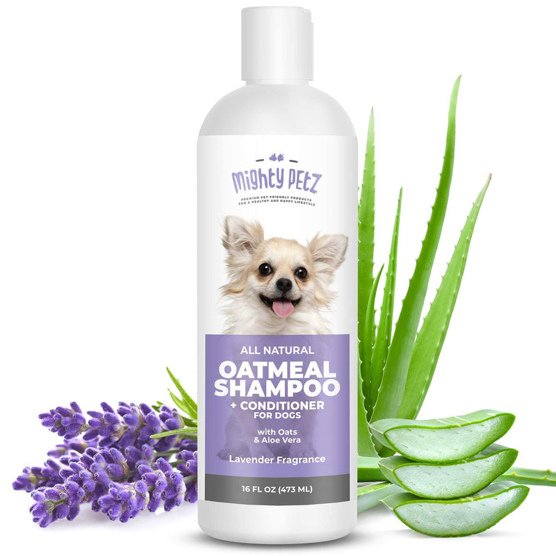 Mighty Petz 2-in-1 Oatmeal Dog Shampoo + Mighty Petz Dog Ear Cleaner Solution + 2-in-1 Dog Breath Freshener Spray & Water Additive Bundle - PawsPlanet Australia
