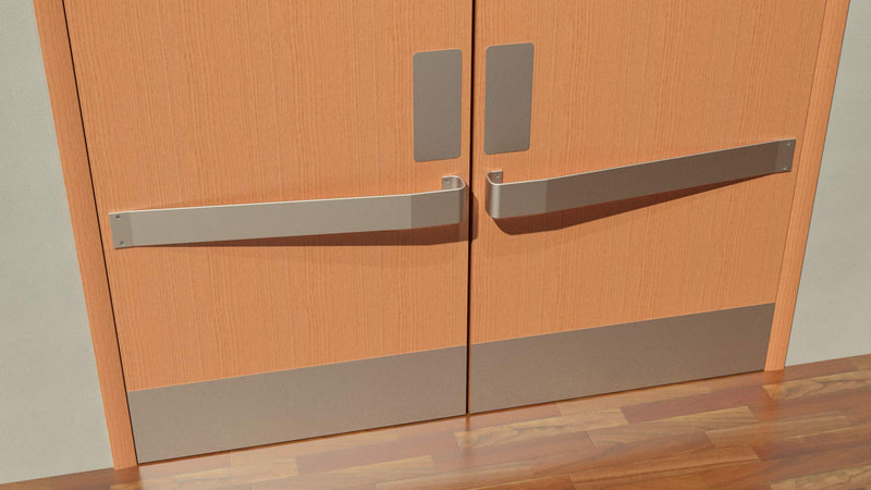 KOSHKA Door Kick Plate Peel and Stick (6"x 34", Stainless Steel Finish) 1