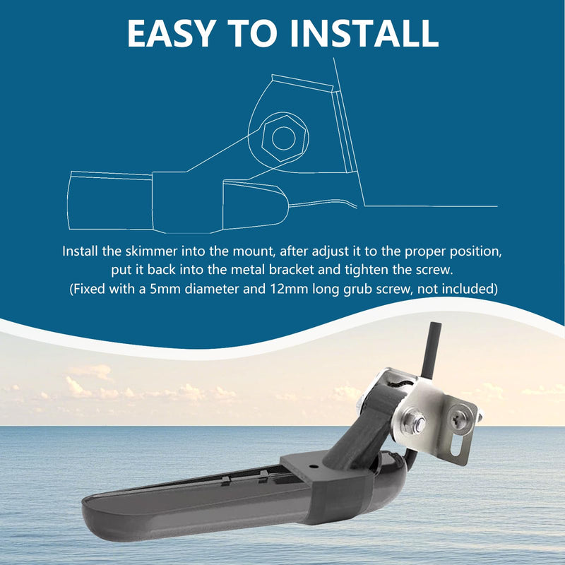 Fish Finders Skimmer Mount Transducer Bracket Repair Transom for Lowrance TripleShot Transducer Skimmer 000-14029-001