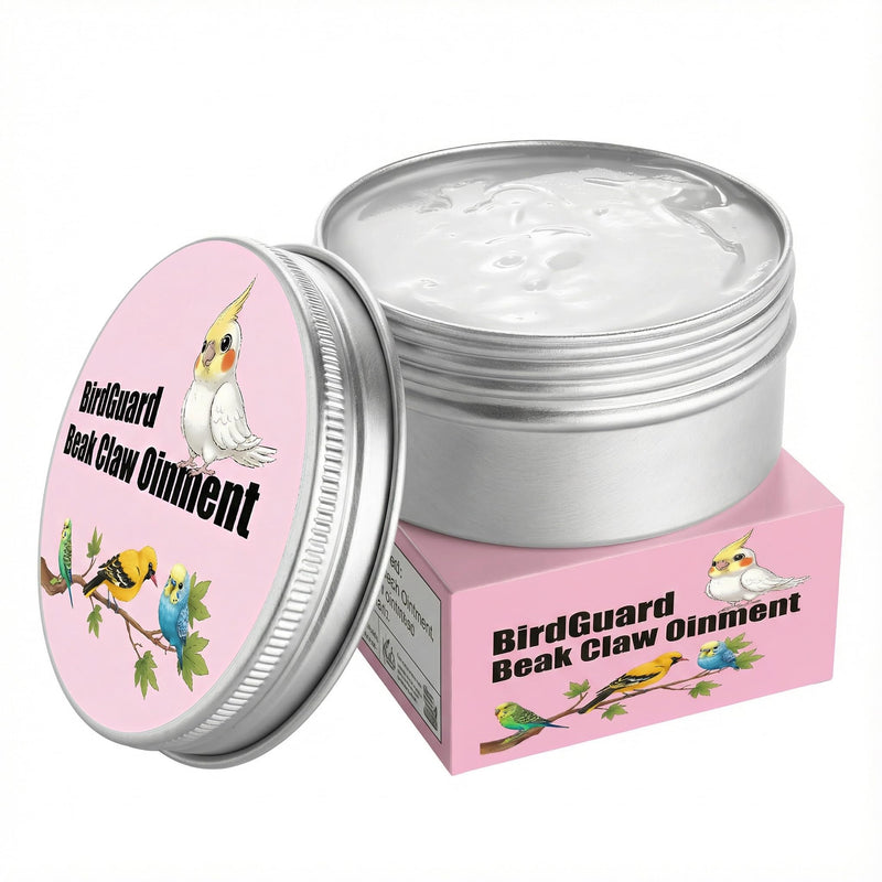 Bird Beak Care Balm & Parrot Foot Moisturizer, Hydrating Oil for Dry Cracked Beak & Skin, Bird Grooming Supplies for Parakeet, Cockatiel, Conure