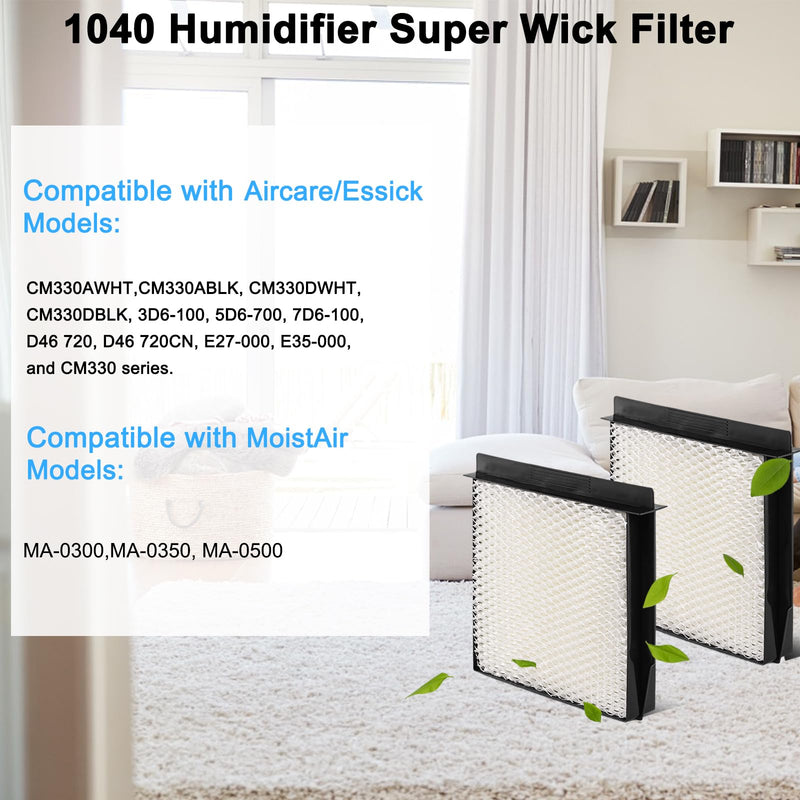 1040 Super Wick Humidifier Filter Compatible with Aircare Essick Humidifier