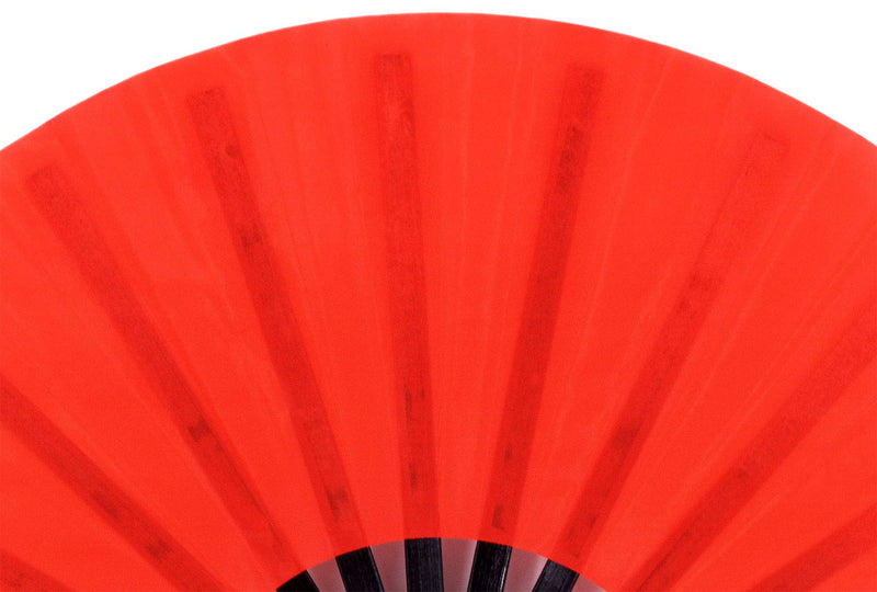 Large Folding Hand Fan Rave Fan, Red