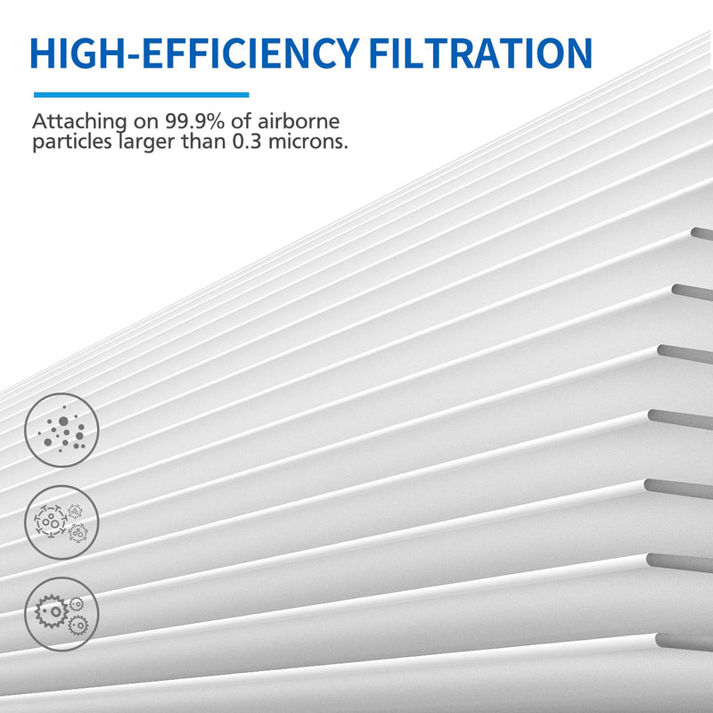 2 Pack MK03 Air Filter Replacement Compatible with MK03 Air Purifier