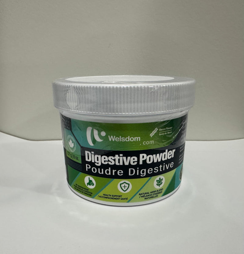 Pets Digestive Health Powder for Cats & Dogs - 120g | Promotes Gut Health & Regular Digestion | Natural Deworming Agent with Chicory, Pumpkin Seed & Ginger