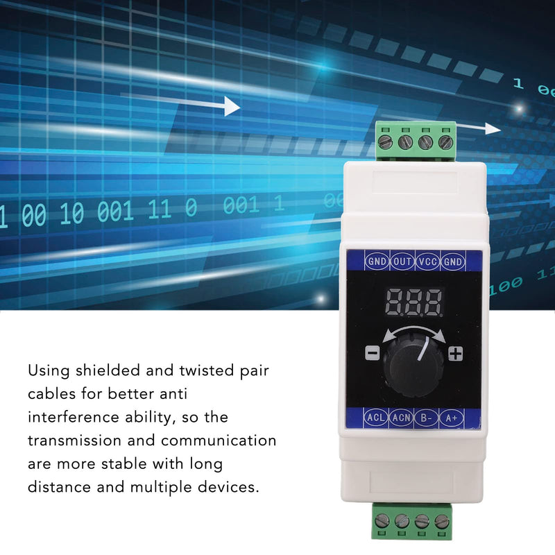 Digital Display Analog Simulator Generator Rail Installation Current Generator 4 to 20mA for PLC Panel Debugging