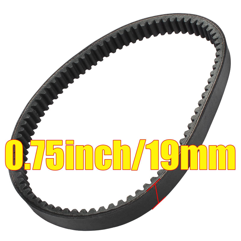 3 PCS Drive Belt Compatible with Manco 285 286 485 486 606 Go Kart Baja Blaster BB65 Dune DN65 Sand Dog SD65 Trax TX65 196cc 6.5HP American Sportworks 136cc 208cc Marauder Black Widow Fox LXT