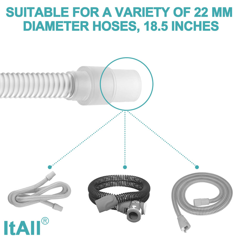 2 Packs Replacement Set for Airfit P10, Hose & Frame & Headhear Included, Comfortable Fit and Perfect Seal Without Noise, ItAll Supplies