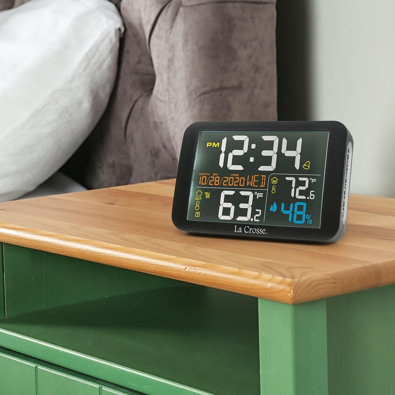 La Crosse Technology Color Weather Station (308-66677-INT), Black