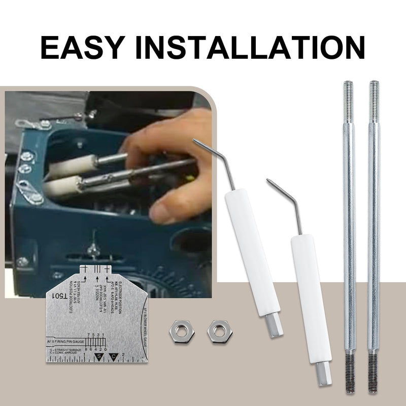 5780 Electrode Insulator Assembly for Beckett AF, AFG, AR, SF and SR Burners with Blast Tube up to 9"