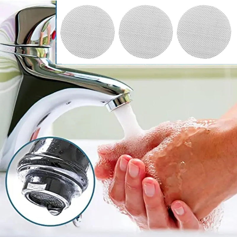 30 PCS Silver Stainless Steel Pipe Filters, 1 Inch
