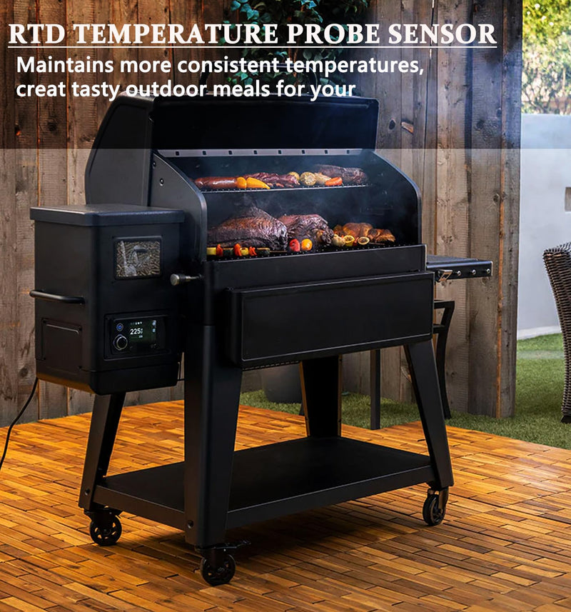 Replacement RTD Temperature Probe Sensor, Compatible with Pit Boss Pellet Grill PB1000XL-025-R00 V2 RTD Sensor Probe