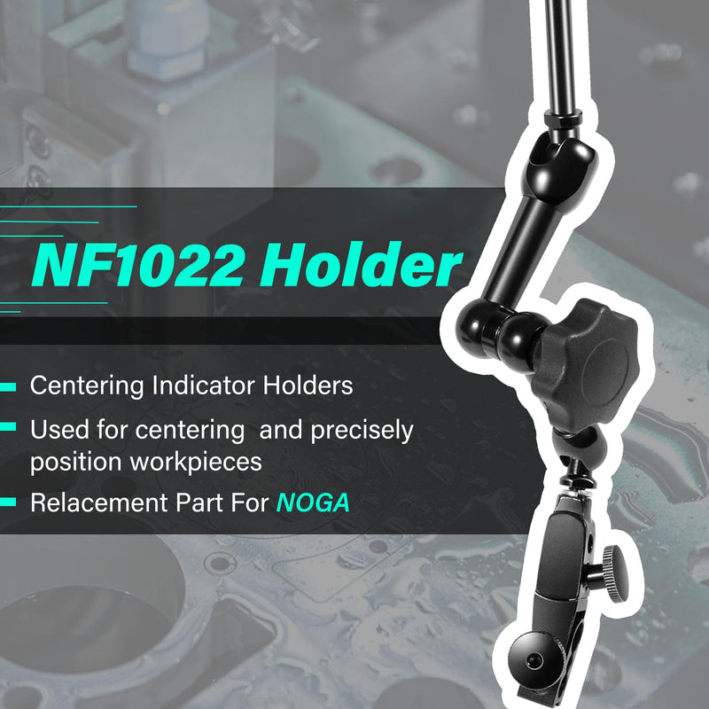 NF1022 Holder Centering Indicator Holders for Centering of Workpieces 丨Spring Loaded Bearing丨 Stretchable Articulated Arms