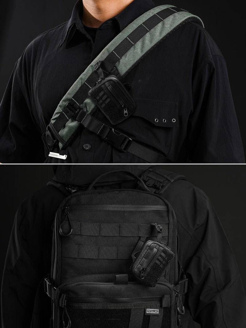 TACTICAL_GEEK Storage A18 Compact Wireless Headset Pack with Quick-Release Buckle, Mini Coin Purse